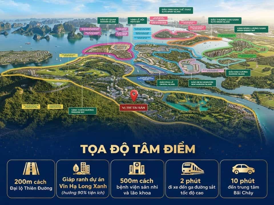 ĐẤT ĐẠI YÊN HẠ LONG ĐÓN SÓNG LỚN VỚI DỰ ÁN ĐÔ THỊ TỶ ĐÔ VIN HẠ LONG XANH