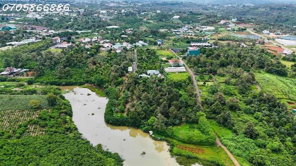 **CẦN BÁN ĐẤT ĐẸP MẶT HỒ – HẺM HOÀI THANH, BẢO LỘC | QUỸ ĐẤT 4.810M²**  - ảnh 1