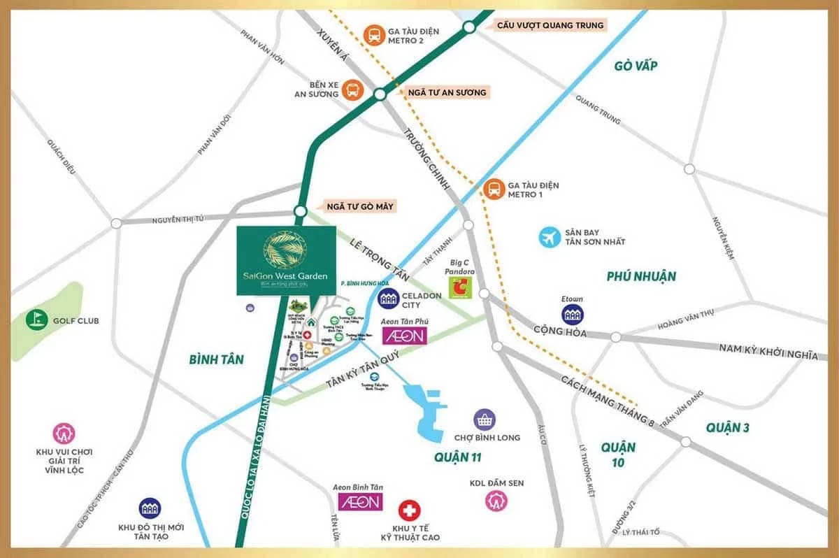 Khu dân cư Sài Gòn West Garden - Ảnh 7