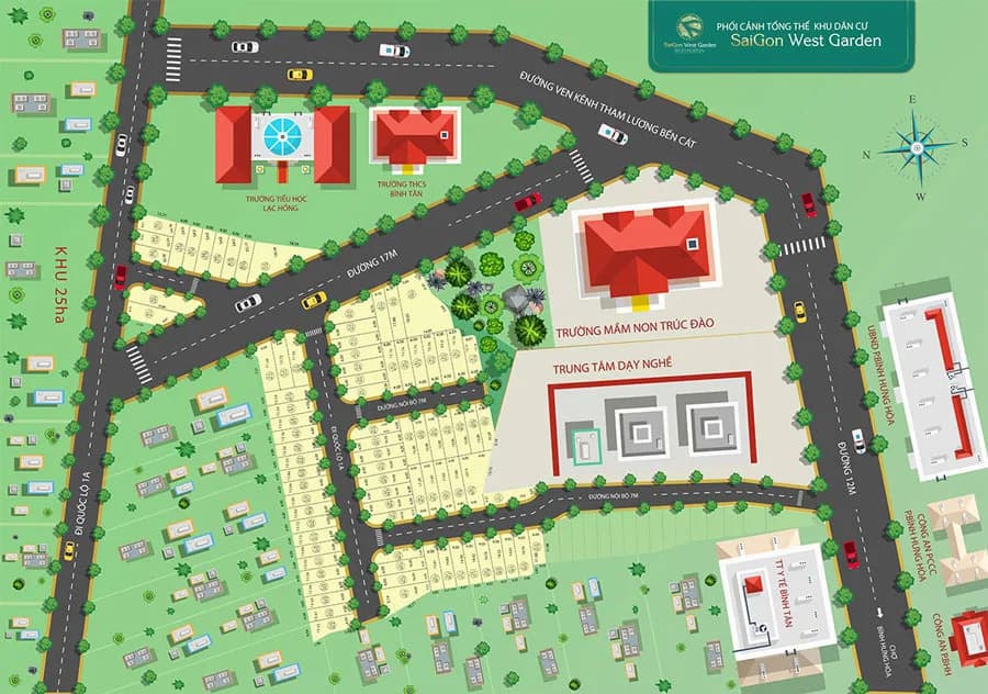 Khu dân cư Sài Gòn West Garden - Ảnh 4