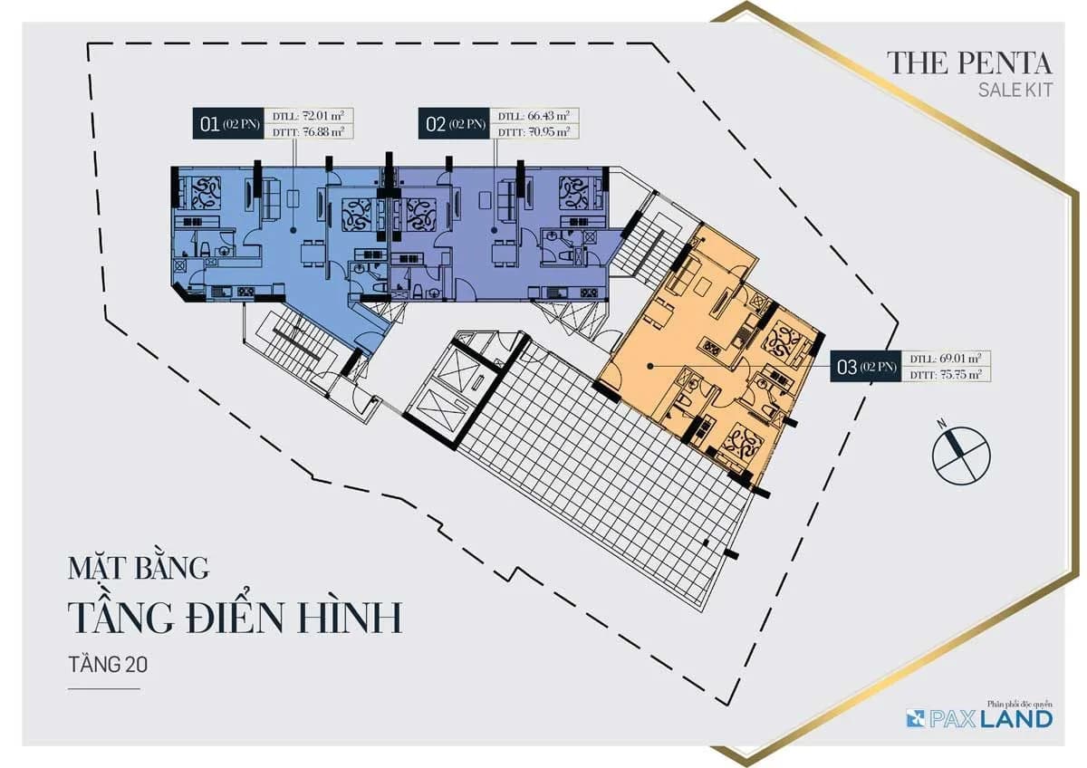 Căn hộ The Penta - Ảnh 5