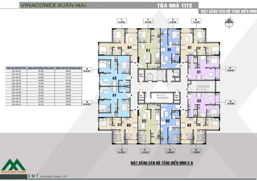 Chung cư 11T2 Xuân Mai - Ảnh 5