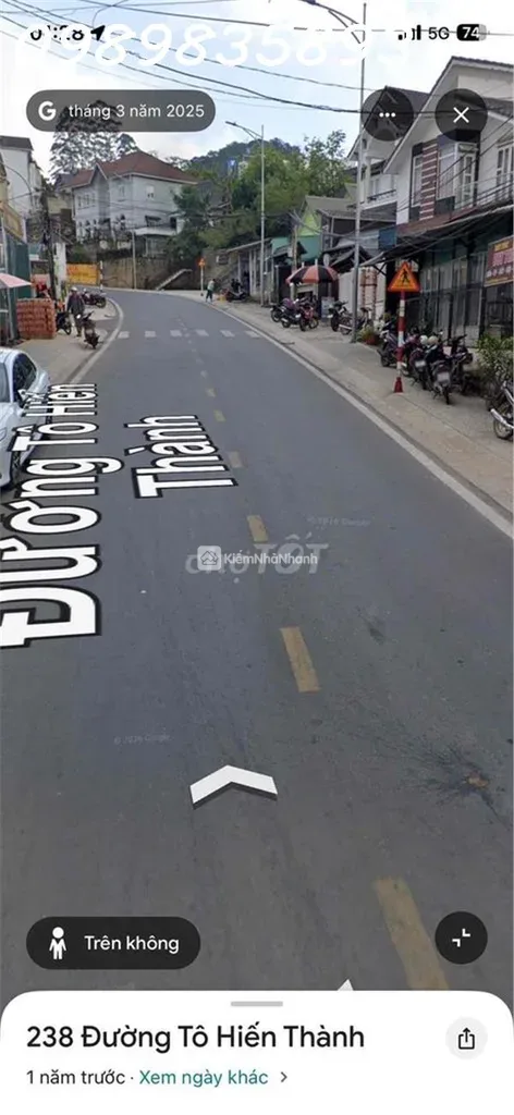 Chuyển nhượng đất mặt tiền đường Tô Hiến Thành P. 3, TP.Đà Lạt, DT 78m2, giá đầu từ - ảnh 1