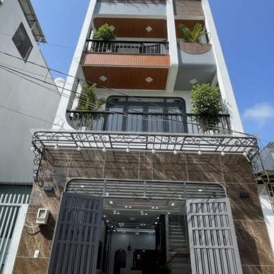 Nhà mới SHR 4 tầng HXT 96m2, Vuông – Thạnh Xuân 25 Quận 12 S