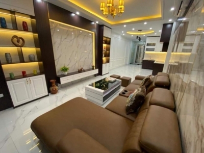 Nhà mặt đường Thanh Đàm 51m x6T, thang máy, kinh doanh đỉnh. Giá 17.4 tỷ