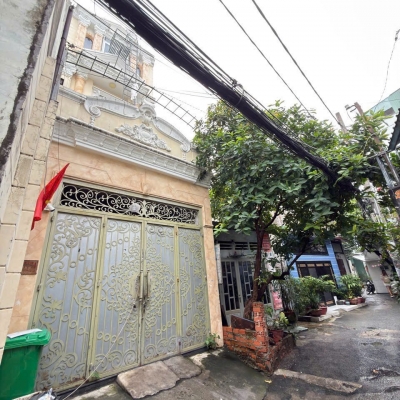 Bán Chdv hẻm 656/74/74 Quang Trung, Phường 11, Gò Vấp, Hẻm 3m thông, 4,4 NH 5,4x23m, Cn 104,8 m2, trệt 3 lầu, ST, 10PN có lửng, 10WC, 9,35 tỷ TL