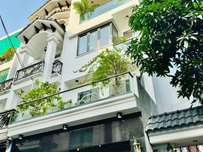 Nhà hẻm 1162/14 Quang Trung, Phường 8, Gò Vấp, Hẻm 6m, 4,45x12,3m, Cn 52,2 m2, trệt 3 lầu, ST, 4PN, 6WC, Full nội thất, 9,9 tỷ TL
