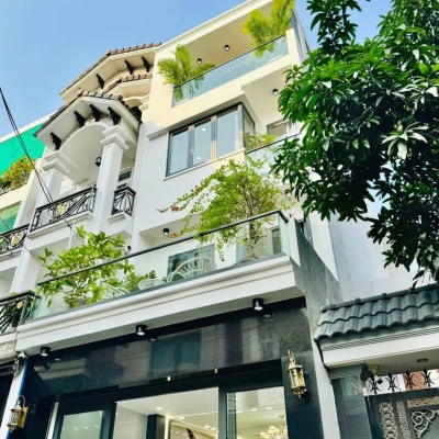 Nhà hẻm 1162/14 Quang Trung, Phường 8, Gò Vấp, Hẻm 6m, 4,45x12,3m, Cn 52,2 m2, trệt 3 lầu, ST, 4PN, 6WC, Full nội thất, 9,9 tỷ TL