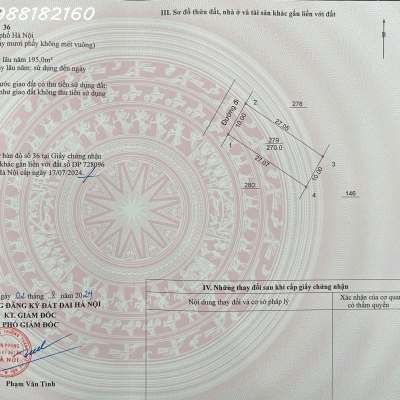 ????ĐẤT NỀN ĐÔ THỊ VỆ TINH SỐ 1 HÀ NỘI- AN CƯ ĐẲNG CẤP, LH 0988 182 160