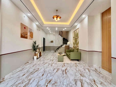 Nhà mới sang trọng mặt tiền chính Hưng Phú P8Q8 3lầu
