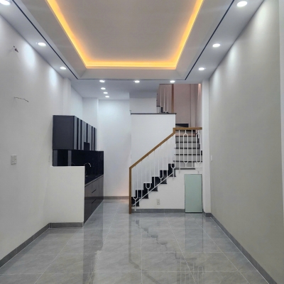 Nhà mới 2 lầu+ST hẻm xe Ford Dạ Nam P.Chánh Hưng P2Q8