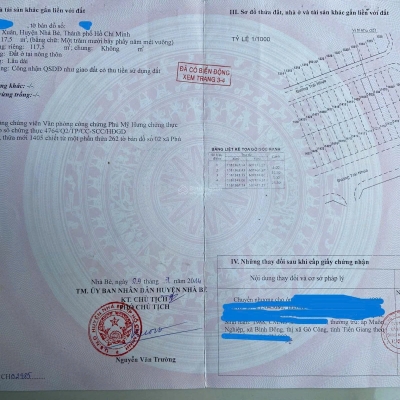 Bán đất nền sổ đỏ 5x23.5 đã có sổ KDC Phú Xuân giá 63tr thương lượng bao thủ tục sang sổ