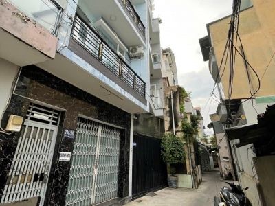 Nhà hẻm 246/49 Nguyễn Thái Sơn, Phường 4, Gò Vấp, Hẻm 3m thông, 4,5 NH 5,8x8m, Cn 37,8 m2, trệt 2 lầu, 3PN, 4WC, 4,75 tỷ TL
