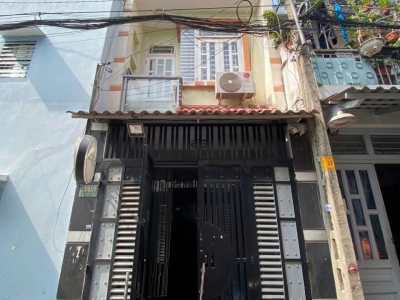 Nhà hẻm 25/83/3 Bùi Quang Là, Phường 12, Gò Vấp, Hẻm 4m, 3,3x12,5m, Cn 40,6 m2, trệt 2 lầu, 4PN, 3WC, Nội thất, 5,45 tỷ TL