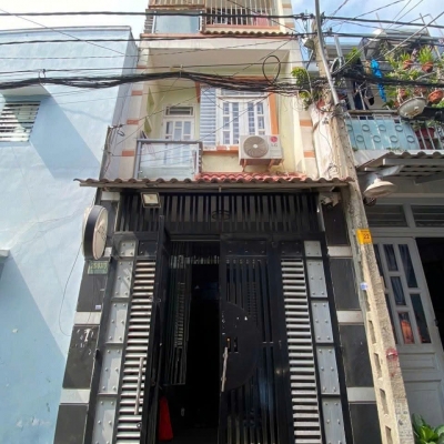 Nhà hẻm 25/83/3 Bùi Quang Là, Phường 12, Gò Vấp, Hẻm 4m, 3,3x12,5m, Cn 40,6 m2, trệt 2 lầu, 4PN, 3WC, Nội thất, 5,45 tỷ TL