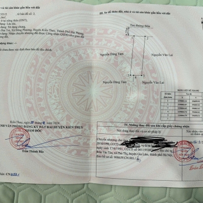 LÔ GÓC ĐẸP – ĐẠI TRÀ, ĐÔNG PHƯƠNG, KIẾN THỤY  CẠNH VINHOMES  GIÁ CHỈ 2.1X TỶ  ZALO 0567 222 555