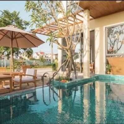 SIÊU PHẨM BIỆT THỰ NGHỈ DƯỠNG - LÔ GÓC KHÚC THỪA DỤ ,HỘI AN -GIÁ CHỈ 12,5 TỶ