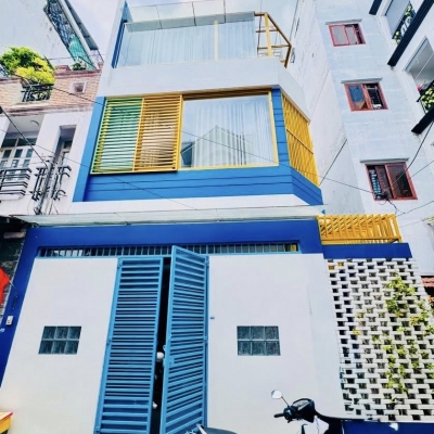 BÁN NHÀ LÔ GÓC  NGAY LŨY BÁN BÍCH – GIÁP TB – 70M² N 6.1M – 4 TẦNG – 9.1 TỶ
