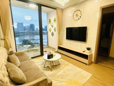 06.02.26.1 Bán căn 2 ngủ Skylake Phạm Hùng ban công view trọn hồ điều hòa, khách Hàn Quốc thuê 25 triệu/tháng