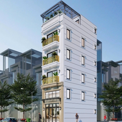 BÁN NHÀ ĐẸP BÁT KHỐI — GẦN CẦU VĨNH TUY 6 tầng full nội thất