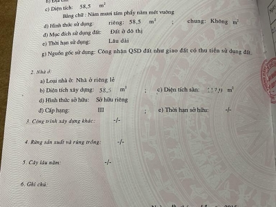 CHÍNH CHỦ bán nhà mặt phố Phan Bội Châu trung tâm Quy Nhơn - 58,5m², 3 tầng