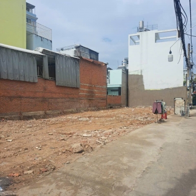 Đất hẻm 317/20/1 Thống Nhất, Phường 11, Gò Vấp, Hẻm 4,5m, 4x9,5m, Cn 37,6 m2, 5,5 tỷ TL