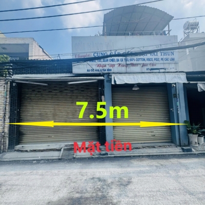 Cần bán nhanh, Giảm 1.3 tỷ. Bán nhà 7.5x19.5m, Hẻm 8m Âu Cơ thông Ni Sư Huỳnh Liên