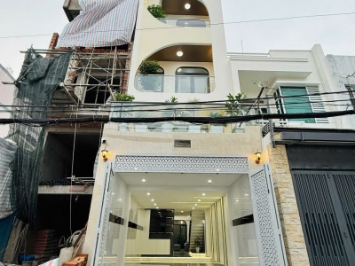 Nhà hẻm 499/6/22B Quang Trung, Phường 10, Gò Vấp, Hẻm 6m thông, 4x21m, Cn 84,5 m2, trệt lửng 4 lầu, ST trước sau, 5PN, 6WC, 1PT, 1P xông hơi, Full nội thất, Thang máy, 16,8 tỷ TL