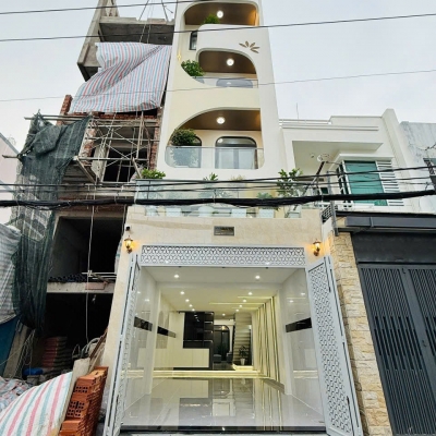 Nhà hẻm 499/6/22B Quang Trung, Phường 10, Gò Vấp, Hẻm 6m thông, 4x21m, Cn 84,5 m2, trệt lửng 4 lầu, ST trước sau, 5PN, 6WC, 1PT, 1P xông hơi, Full nội thất, Thang máy, 16,8 tỷ TL