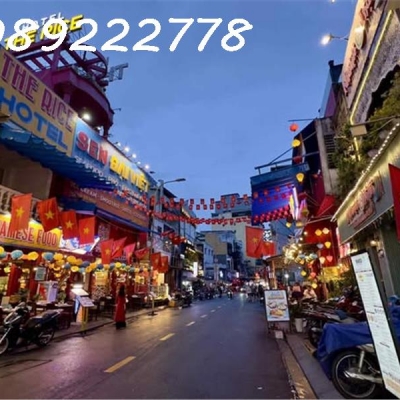 PHẠM NGŨ LÃO- PHỐ ĐI BỘ BÙI VIỆN - HẺM ÔTÔ KIA - 30M RA MẶT TIỀN - 58M²(4x15) - 3TẦNG + 4PN 3WC - MT 81