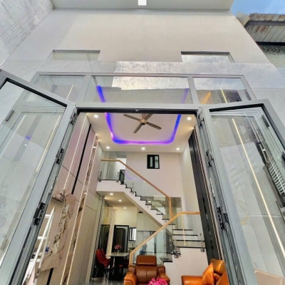 Nhà hẻm 65/1/1 Đường số 2, Phường 16, Gò Vấp, Hẻm 3m, 4x15,5m, Cn 61,8 m2, Cấp 4 lửng, 3PN, 2WC, Full nội thất, 5,8 tỷ TL