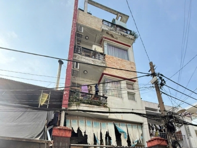 Nhà hẻm 19/6/22 Hoàng Xuân Nhị, Phường Phú Trung, Tân Phú, Hẻm 4m, 4,5x24m, Cn 107 m2, trệt 3 lầu, ST, 5PN, 5WC, 8,2 tỷ TL