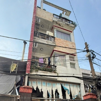 Nhà hẻm 19/6/22 Hoàng Xuân Nhị, Phường Phú Trung, Tân Phú, Hẻm 4m, 4,5x24m, Cn 107 m2, trệt 3 lầu, ST, 5PN, 5WC, 8,2 tỷ TL