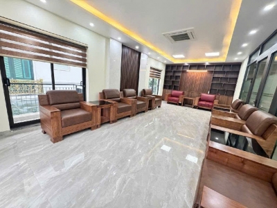 Hiếm- Bán nhà Siêu đẹp Hồng Tiến- Dân Xây-Gara- Full NT gỗ Lim110m- 5 tầng 29,x tỷ(TL)