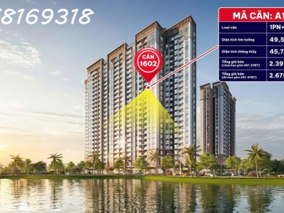 CỰC PHẨM VIEW HỒ DUY NHẤT – A1.1602  VINHOMES STAR CITY THANH HÓA