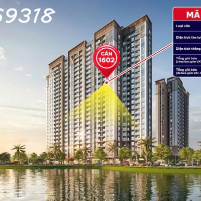 CỰC PHẨM VIEW HỒ DUY NHẤT – A1.1602  VINHOMES STAR CITY THANH HÓA