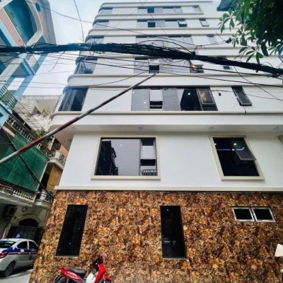 PHÂN LÔ Ô TÔ TRÁNH - LÔ GÓC 3 MẶT THOÁNG -NGUYỄN TRÃI - 57/75M x 7 TẦNG THANG MÁY, MT 13M - ĐẦY ĐỦ GPXD - VỪA Ở VỪA LÀM VP + KD