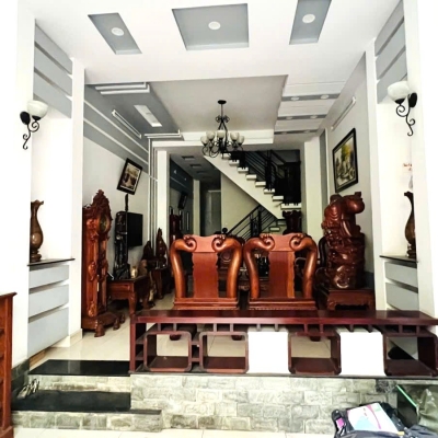 NGỘP BANK– 60m² 4 Tầng/4Pn HẺM XE HƠI THÔNG P.8 Gò Vấp! Nhỉnh 6xTỷ TL!