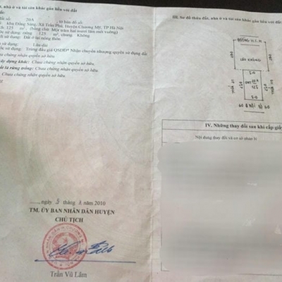 125m - hàng F0 - lưng tựa núi - mặt hướng thủy - mặt đường HCM - chỉ hơn 10tr/m
- Chính chủ cần bán gấp mặt đường Hồ Chí Minh.
- Diện tích 125m², mặt tiền 5m, lưu không miên man.
- Lưng tựa núi, mặt hướng thủy, vị trí kinh doanh.
- Cách TT. Xuân Mai 15km,