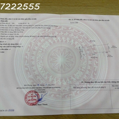 Bán đất Bàng La, Đồ Sơn sát chợ - Diện tích 126m2 nở hậu - ZALO 0567 222 555