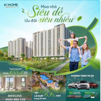Căn hộ chuẩn Singapore giữa lòng TP Mới – Giá chỉ từ 789 triệu