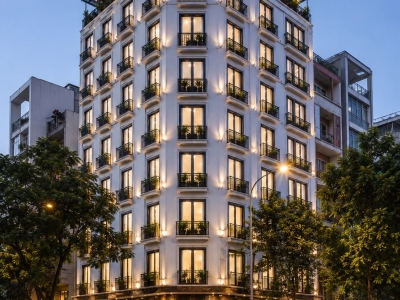 BÁN TÒA APARTMENT HOÀNG QUỐC VIỆT - CẦU GIẤY - LÔ GÓC - 76 PHÒNG FULL NỘI THẤT - DT 400 TRIỆU/THÁNG - 190M² - 9 TẦNG - MT 8M - 71 TỶ