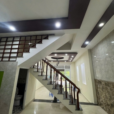 ♥ Kiệt Ô tô đậu cửa sát MT Ông Ích Đường Chợ Cẩm Lệ, 100m2, 3 tầng đẹp, 4.x tỷ