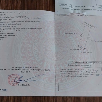 Lô giá rẻ hiếm – chỉ 9xx triệu – gần chợ Quyết Tiến Hợp Đức  ZALO 0567 222 555