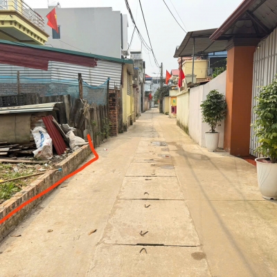 Bán 66m đất thôn Phù Trì, Kim Hoa, Mê Linh. Full thổ cư, đường thông, ô tô ra vào