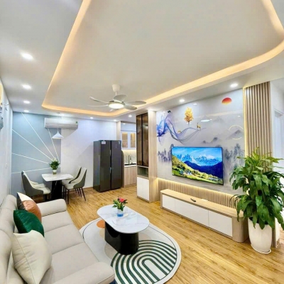 Bán Căn hộ chung cư Toà Rice City Tây Nam Linh Đàm - Quận Hoàng Mai, 58m2 x 2 ngủ, sổ đỏ cc, full nội thất, Giá 3 tỷ 850 triệu