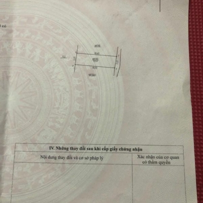 Bán thổ cư Cao Trung Hoài Đức 33.4m2 giá rẻ nhất 2,5 tỷ