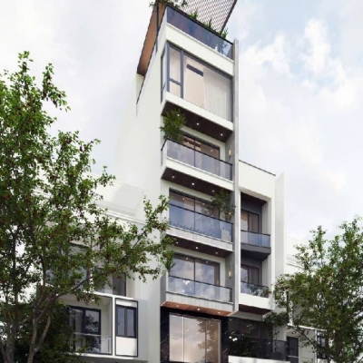 Bán nhà Ngọc Lâm 37m x 7T gara thang máy, vỉa hè, mới tinh. LH 0936123469