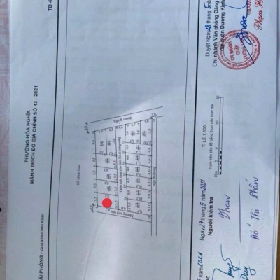 HƠN 7XX TRIỆU  ĐẤT ĐẸP HÒA NGHĨA – DƯƠNG KINH  CÁCH PHẠM VĂN ĐỒNG 300M  THANH KHOẢN CAO  ZALO 0567 222 555
