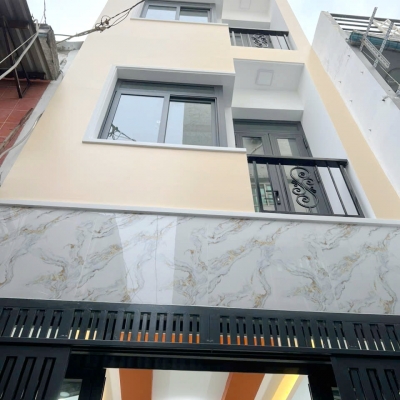 Nhà mới 2 lầu/ST hẻm 154 Âu Dương Lân P3Q8 (P.Chánh Hưng) ko lộ giới